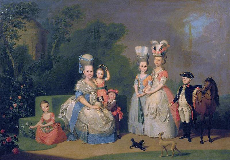 Anton Wilhelm Tischbein Portrait of Carolina Wilhelmina of Orange oil painting image